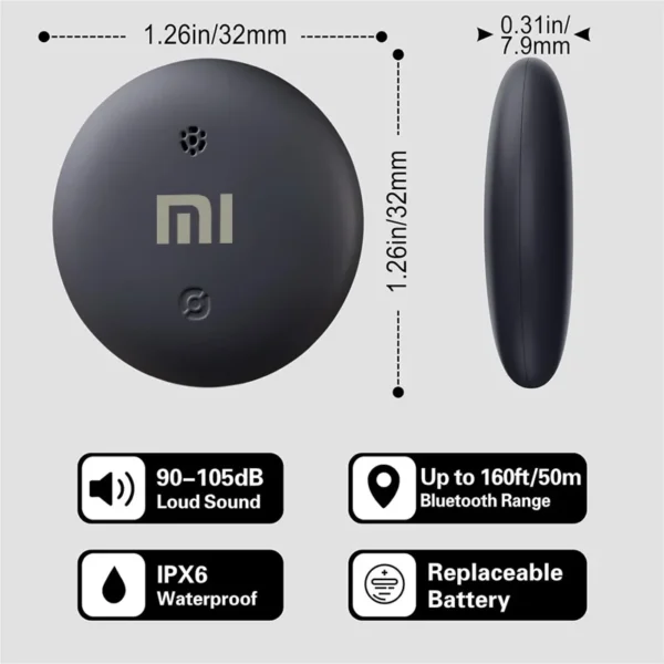 جهاز تتبع GPS ذكي من Xiaomi – للأشخاص والمقتنيات